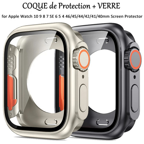 Verre coque montre - montre, 46