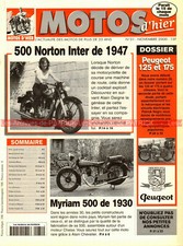 MOTOS d’HIER  31 PEUGEOT 125 175 NORTON 500 Inter MYRIAM DESMOULINS MOTOSACOCHE 