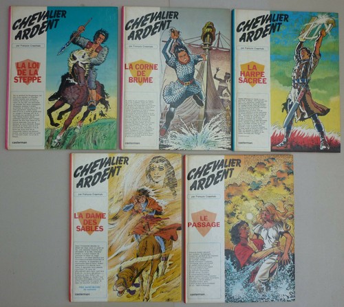 Lot bd chevalier ardent - ,