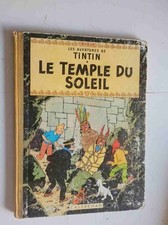 Ancien album Tintin "le temple
