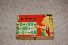 Jeu ancien:jeu de loto complèt ,jeu Jura