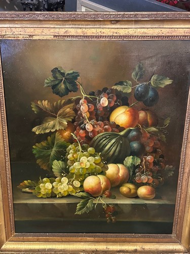 Tableau ancien nature morte - tableau,