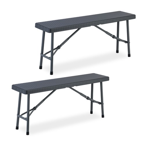 Banc jardin pliable lot 2 - jardin,
