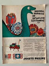 PUBLICITE ANNEES 60 - JOUETS ELECTRONIQUES PHILIPS