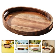  Plateau De Service Ovale En Bois Massif Plateaux Ovales Pour Décoration