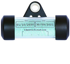 Porte Vignette Assurance Moto Tube, Accessoire Scooter/Moto Support De Vignette 