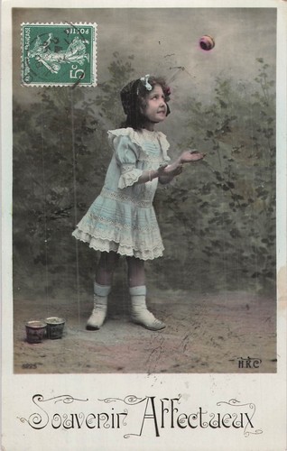 Souvenir petite fille - cp,