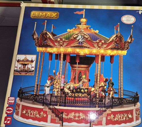 Carousel with horses lemax - horses, by
