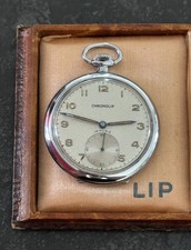Ancienne Montre Gousset LIP Chronolip