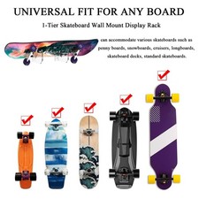 2 Set Skateboard Wall Rack