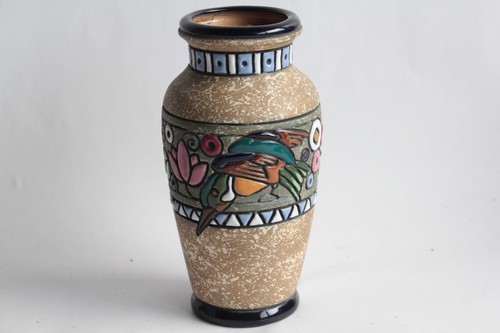 Vase céramique amphora oiseau - vase,