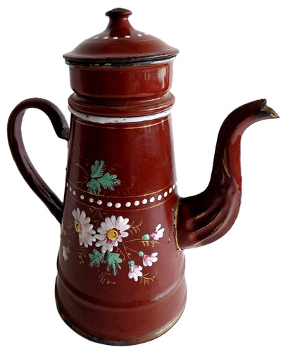 Cafetière tôle emaillée - en,