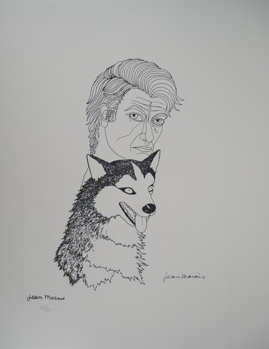 Jean marais autoportrait au - jean, :
