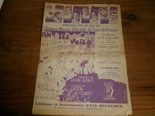 Ancienne partition les - ancienne,