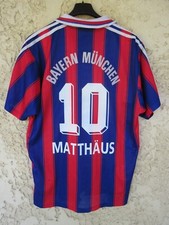 Maillot BAYERN MUNICH MÜNCHEN MATTHÄUS n°10 vintage 1996 trikot ADIDAS shirt M