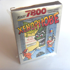 SOUS BLISTER OUVERT Cartouche XENOPHOBe console Atari 7800 boite notice Alien