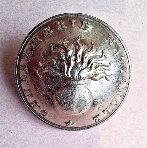 Antique uniform button domed - antique,