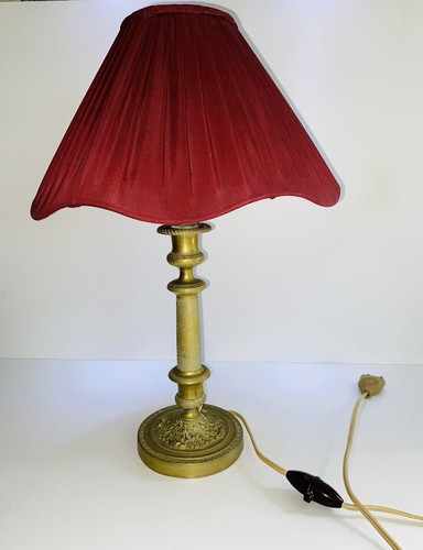 Ancienne lampe laiton - ancienne,