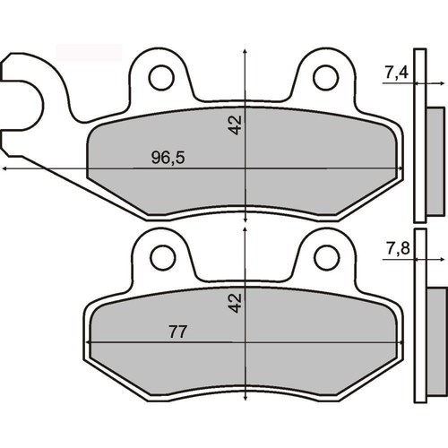 Plaquettes frein avant - frein, pour