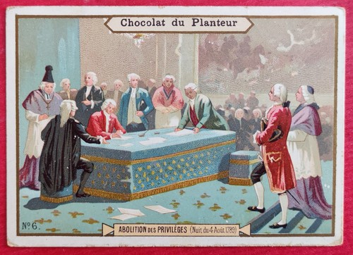 Chromo litho chocolat - litho, du