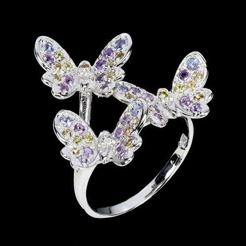 925 bague argent rond - bague, en