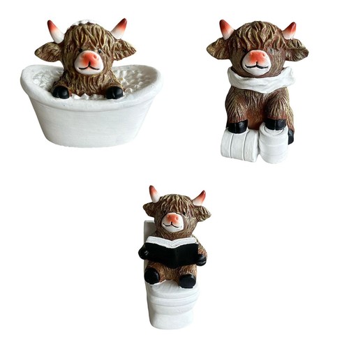 Figurine vache highland - figurine,