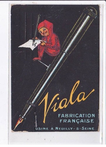 Publicite stylo viala à - :,