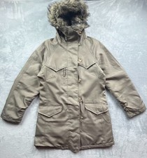 Parka Woolrich John Rich & Bros homme L – beige taupe – capuche à fourrure, chau