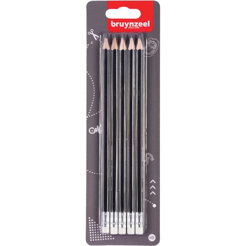 Lot crayons graphite - 5, hb