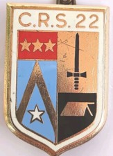 Insigne   De La CRS 22 fabricant Drago