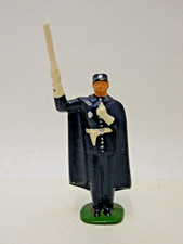 Figurine ancienne collection Quiralu Policier Agent Circulation ALU 6cm