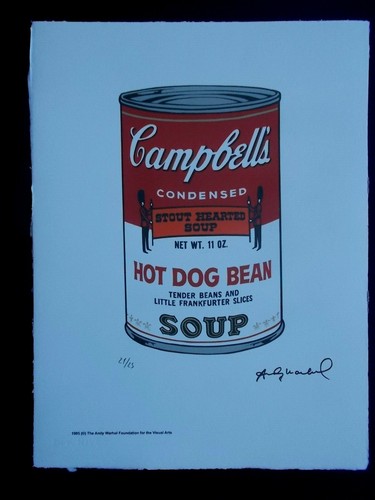 Lithographie andy warhol - ,
