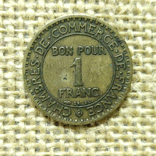 Piece jeton monnaie franc - piece, 1