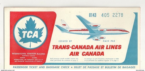 Billet avion air canada - billet,