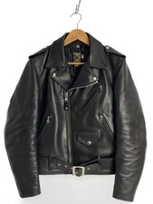 Schott Double Motards Veste Noir 38 Utilisée