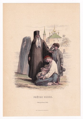 Prêtre russe pope russie - russe,
