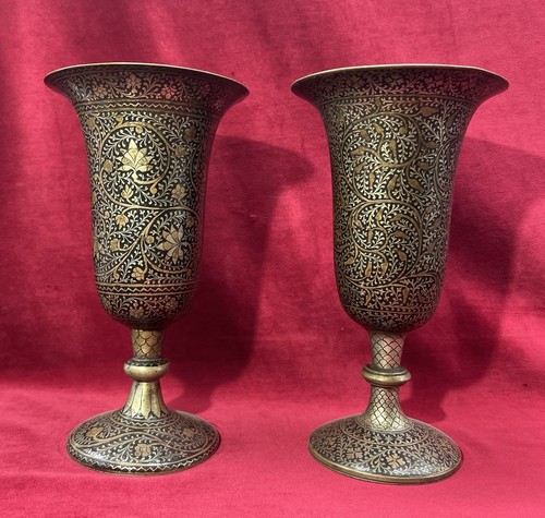 Bidri bidriware vase cloisonne - bidri,