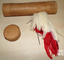 PLUMET   ou plumeau  shako  coiffure   ST. CYR  etc... + boite carton numérotée