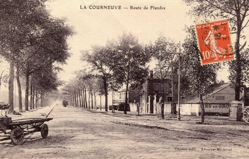 Carte courneuve route de - courneuve,
