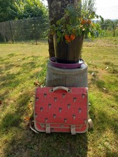 Superbe sac d'école + trousse assortie Catimini rentrée CE2 CM1 CM2