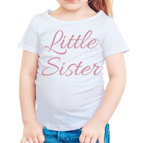 Shirt rose cursif little - rose,
