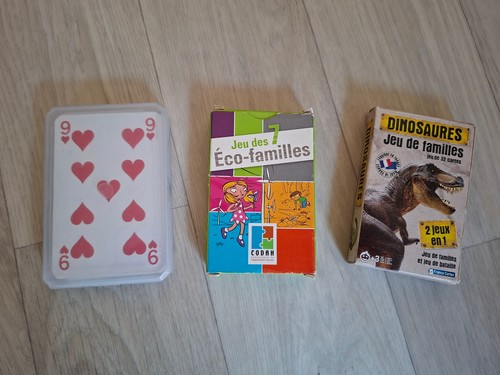 Lot jeux cartes 7 - lot, –