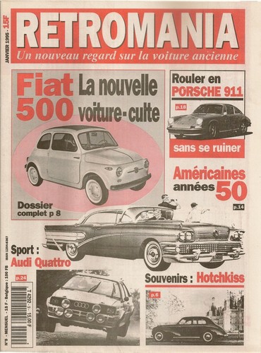 Retromania fiat 500 - retromania, peugeot