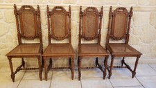 Lot de 4 chaises vintage
