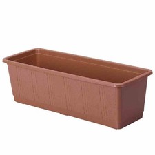 Bac À Fleurs Irrigation Aqua-Green 80x21x16,5cm Terracotta Jardin