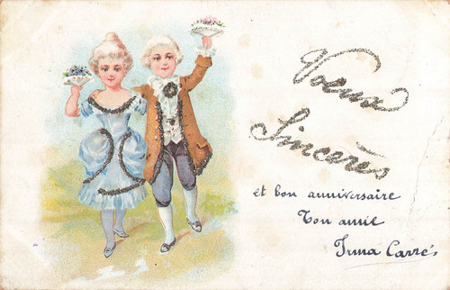 Illustree paillettes couple - illustree,