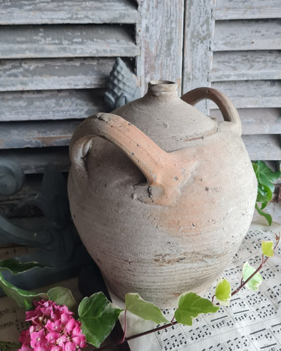 Ancien broc pichet faisselle - broc,