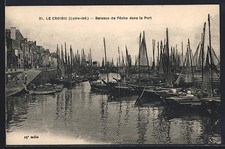 CPA Le Croisic /Loire-Inf., Bateaux de pêche dans le port 