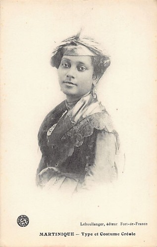 Martinique type et costume - martinique,