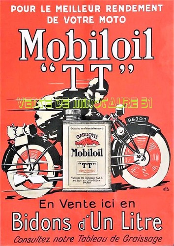 Mobiloil pour moto a3 - tt,